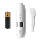 Braun Face FS1000 Mini Tüy Dökücü Kadın, Elektrikli Yüz Tüy Alma, Hızlı ve Kolay, Bıyık, Çene