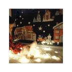 Msticker Yılbaşı Karlı Şehir Yeni Yıl Çocuk Bebek Odası Sticker Seti