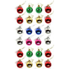 Waldern Yılbaşı Çam Ağacı Süsü Renkli 4 cm 24LÜ Cici Top