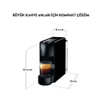 Nespresso Essenza Mini C 30 Black Kahve Makinesi, Siyah