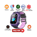 Smartberry Z2 Lbs Konumlu Akıllı Çocuk Takip Saati Sim Kartlı Arama, Kameralı, Gizli Dinleme Özellikli- Mor