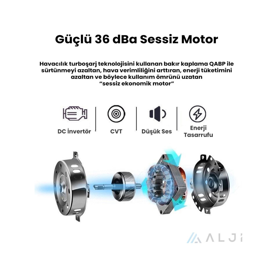 Alji 2200 W Süper Sessiz Seramik Isıtıcı