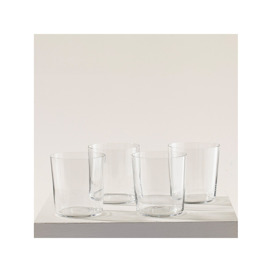 Chakra Elysee Cam Su Bardağı Seti 4 Parça 350 ml Şeffaf