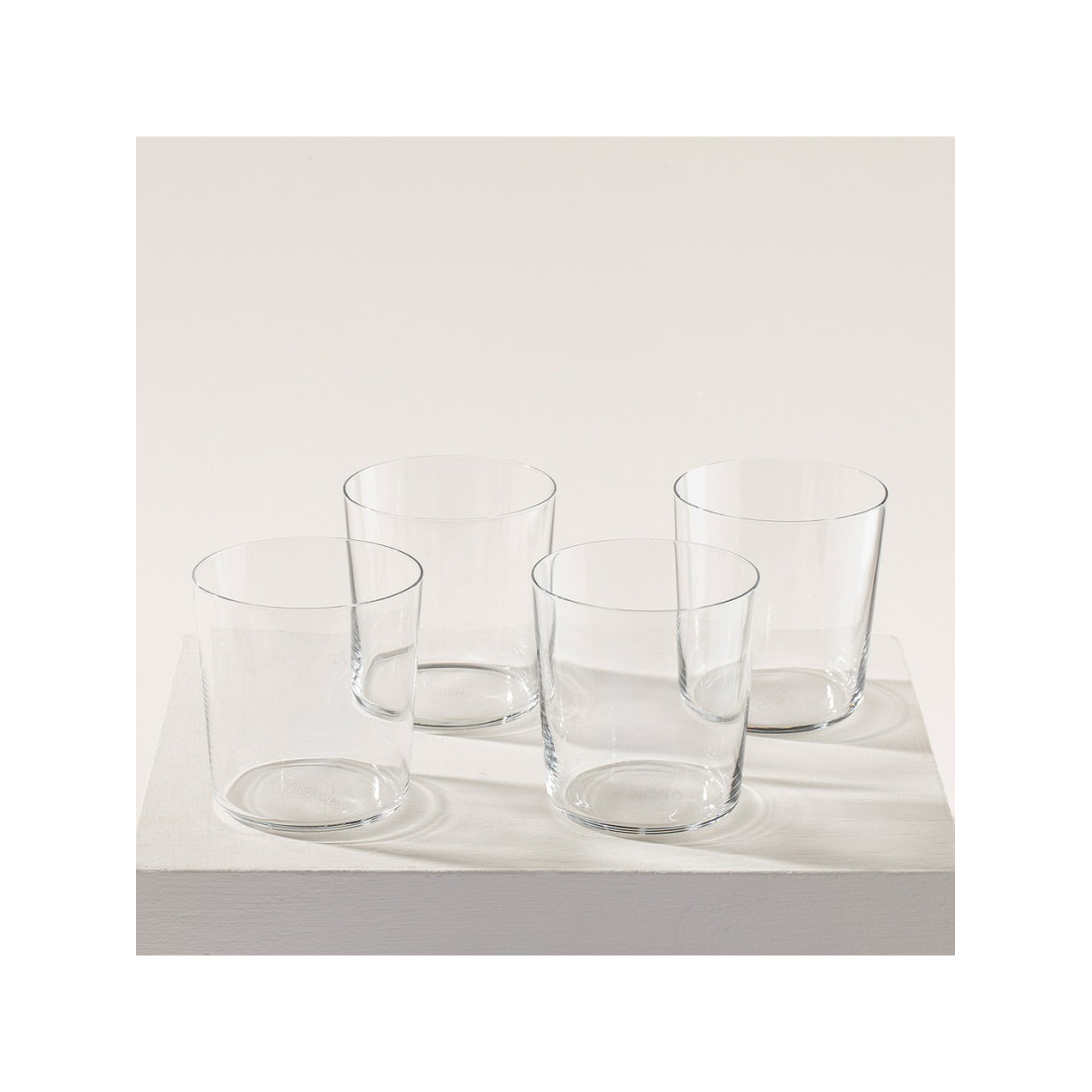 Chakra Elysee Cam Su Bardağı Seti 4 Parça 350 ml Şeffaf