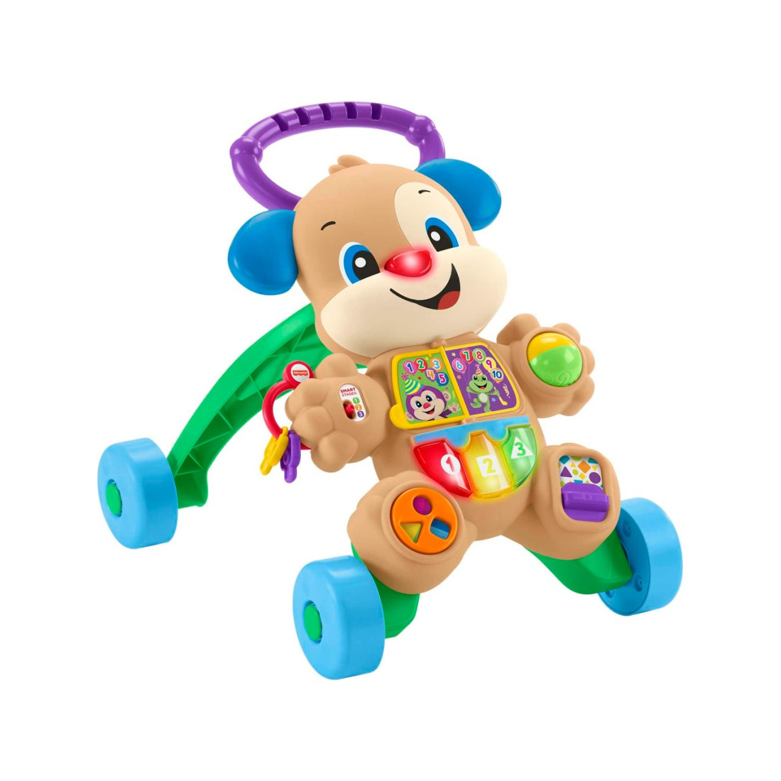 Fisher Price Eğlen &amp; Öğren Yaşa Göre Gelişim Eğitici Köpekçik Yürüteç (Türkçe ve İngilizce)