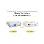 Sleepy Yenidoğan Islak Bebek Havlusu 3 x 40'lı 120 Yaprak