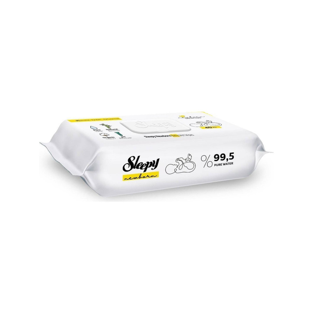 Sleepy Yenidoğan Islak Bebek Havlusu 3 x 40'lı 120 Yaprak