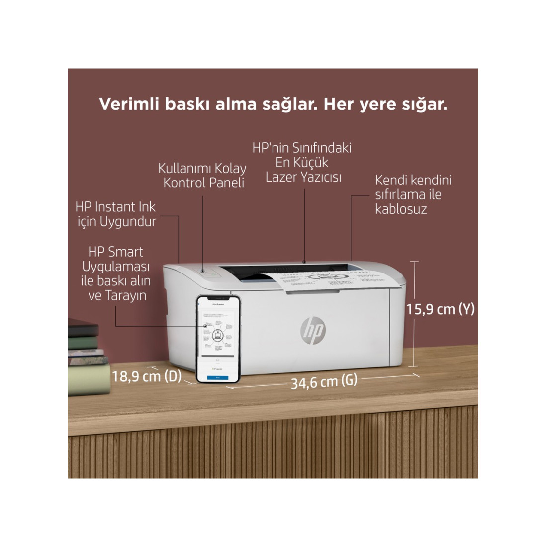 HP 7MD68A M111W Mono Wifi Lazer Yazıcı