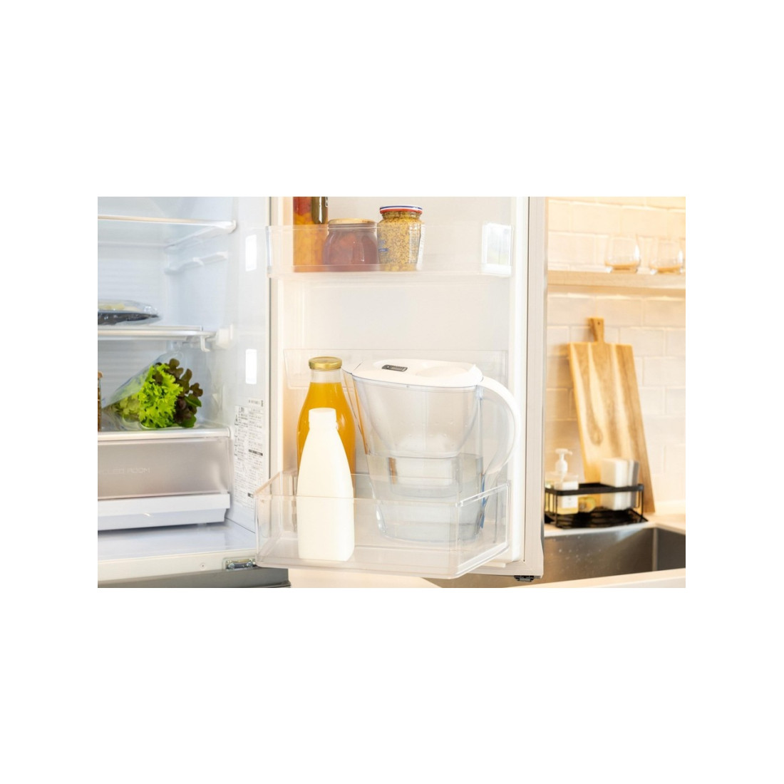 BRITA Marella Cool 2,4 lt Beyaz Plastik Filtreli Su Arıtma Sürahisi ile Taze Su Keyfi