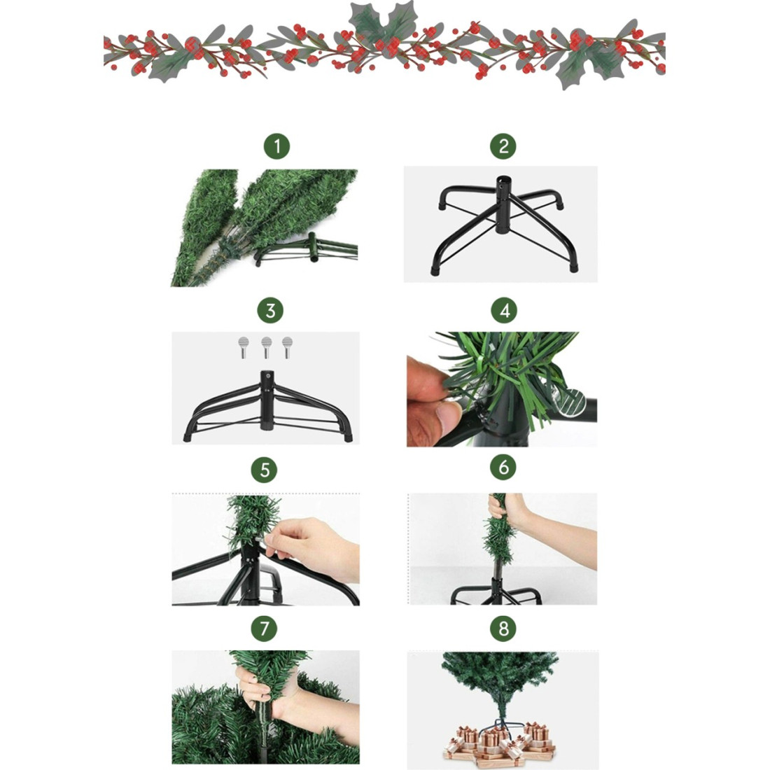 Waldern Premium Luxury Series 180 Cm Yılbaşı Çam Ağacı