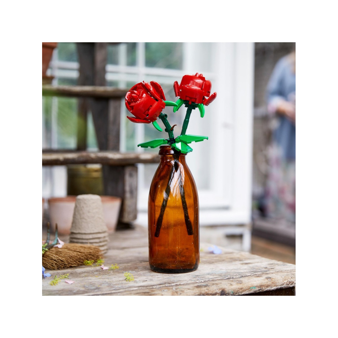 LEGO ® Botanicals Gül 40460 - 8 Yaş & Üzeri Çocuklar için Çiçek Model Yapım Seti (120 Parça)