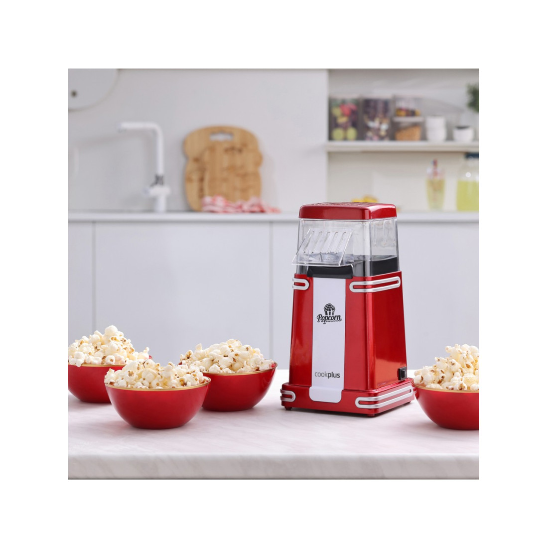 Cookplus Retro Popcorn Makinesi Küçük 900 W