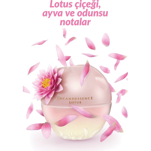 Avon Incandessence Lotus Kadın EDP 50 ml Meyvemsi Koku ile Huzurlu ve Işıltılı Deneyim