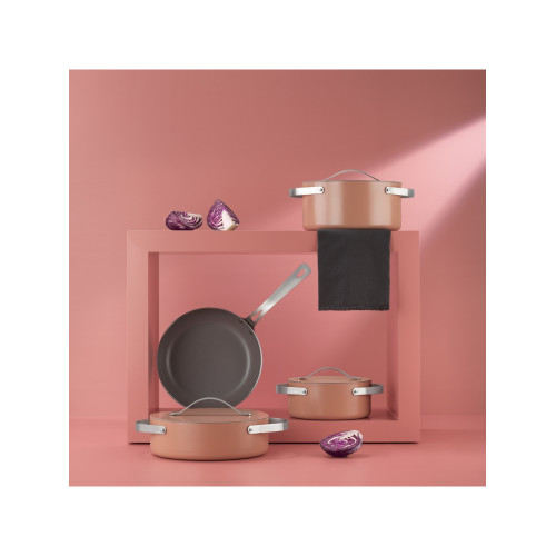 Schafer Moonlight 7 Parça Seramik Tencere Seti-Rosegold