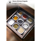 Kitchen Life 6'lı Etiketli Moly Dikdörtgen Erzak Saklama Kabı Seti 2000ml -çoklu Yapılabilen Set Kapaklı 2 Litre