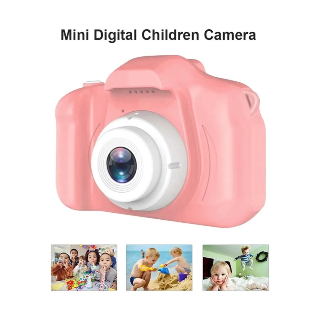 Torima Pembe Renk Mini 1080P Hd Çocuk Kamera Dijital Fotoğraf Makinesi 2.0 Inç Ekran