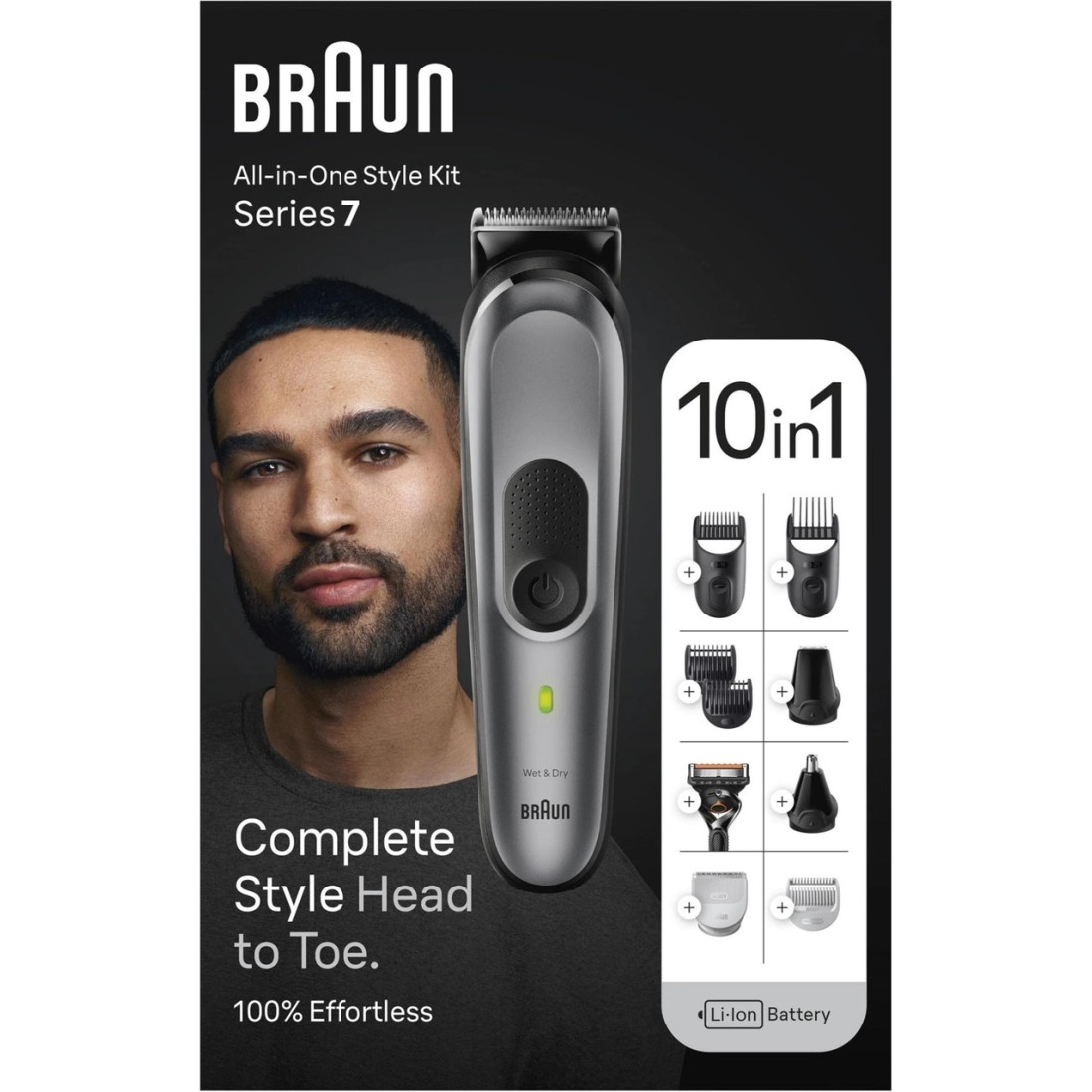 Braun Series 7 Mgk7420 Hepsi Bir Arada Şekillendirme Seti, 10’u 1 Arada Erkek Bakım Kiti