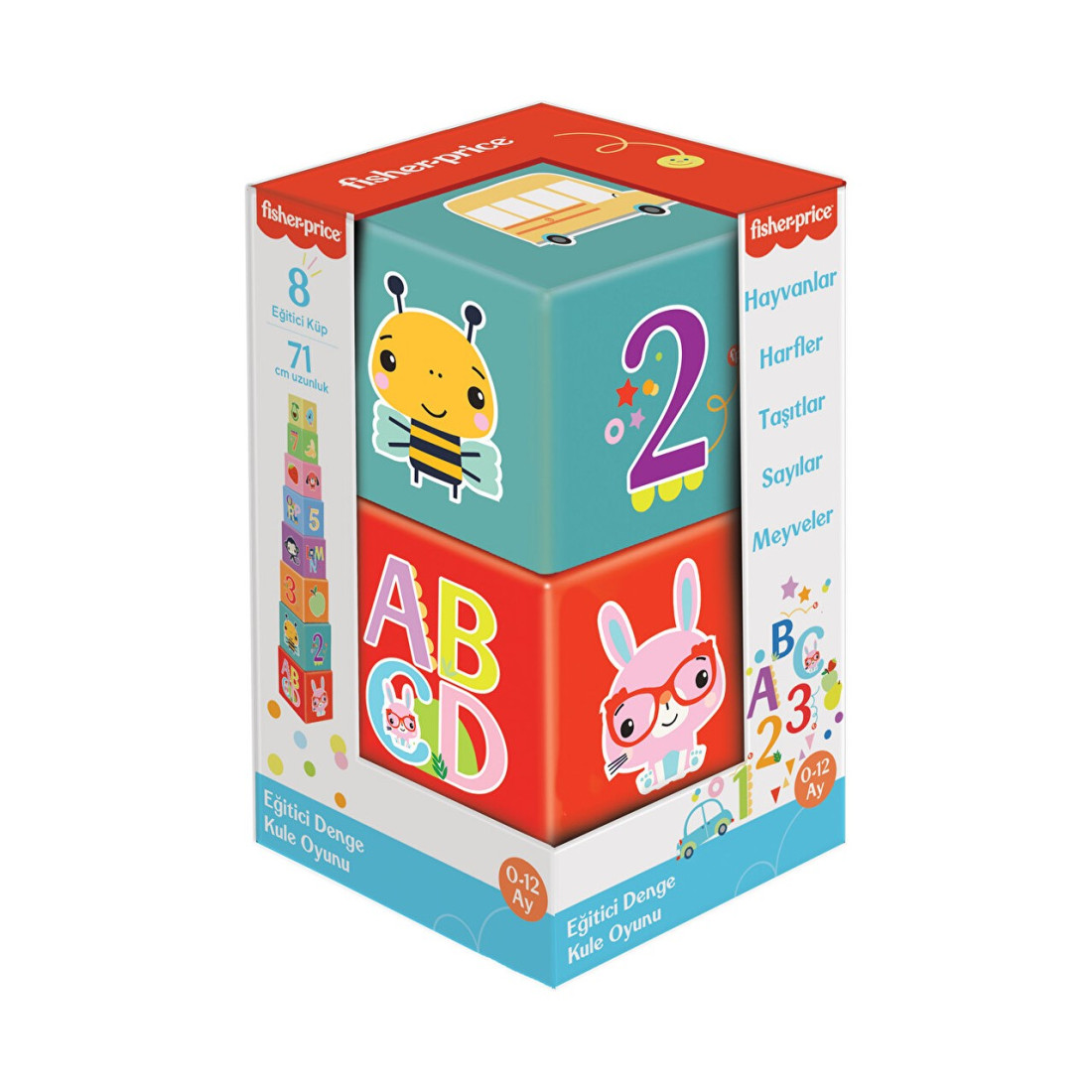 DIYTOY Fisher-Price Diytoy Eğitici Denge Kulesi