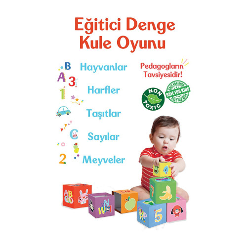 DIYTOY Fisher-Price Diytoy Eğitici Denge Kulesi