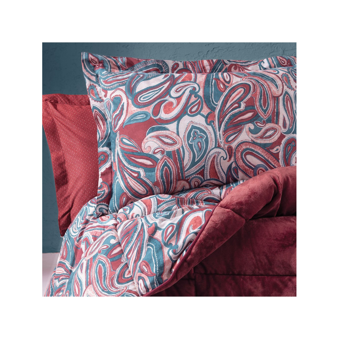 Yataş Barlett Çift Kişilik Triola Uyku Seti - Bordo