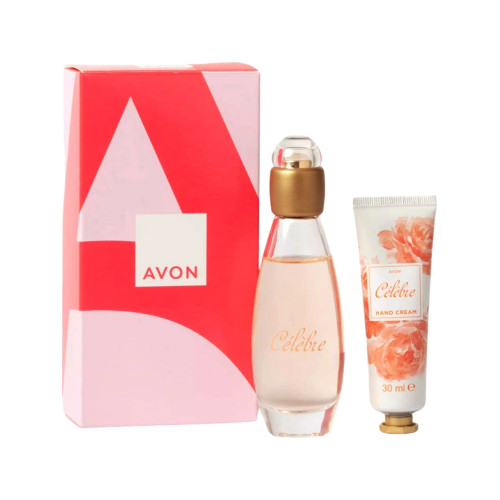 Avon Celebre Kadın Parfüm ve El Kremi Seti 50 ml EDP Hafif Meyveli Çiçeksi Koku