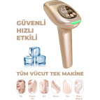 Sinbo SEL-6044 IPL Buz Lazer Epilasyon 999.999 Atım Otomatik/Manuel Dijital Ekran