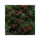 Waldern Premium 5 Metre 6mm Yılbaşı Zincir Süs Kırmızı