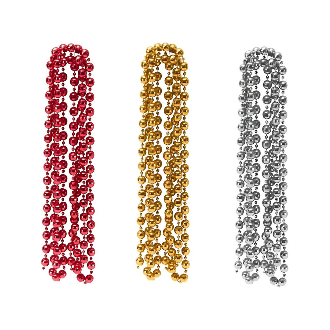 Waldern Premium 5 Metre 6mm Yılbaşı Zincir Süs Gümüş