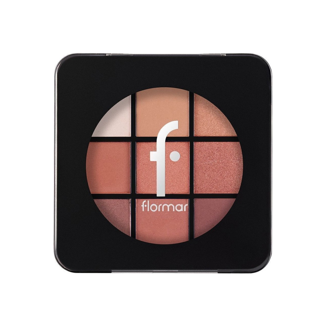 Flormar Kremsi Dokulu & Mat Bitişli Işıltılı 9'lu Kompakt Göz Farı Paleti (003 Sunset) 8682536048453