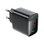 Acefast 45W PD USB-C + USB-A 2 Port Hızlı Şarj Aleti Isı Düşüren GaN Destekli Akım Korumalı Güç Adaptörü iPhone & Android & iPad & MacBook Type-C - A106 (Acefast Türkiye Garantili)