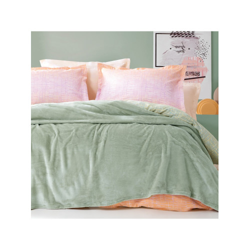 Yataş Bedding Olenna Çift Kişilik Wellsoft Battaniye - Adaçayı