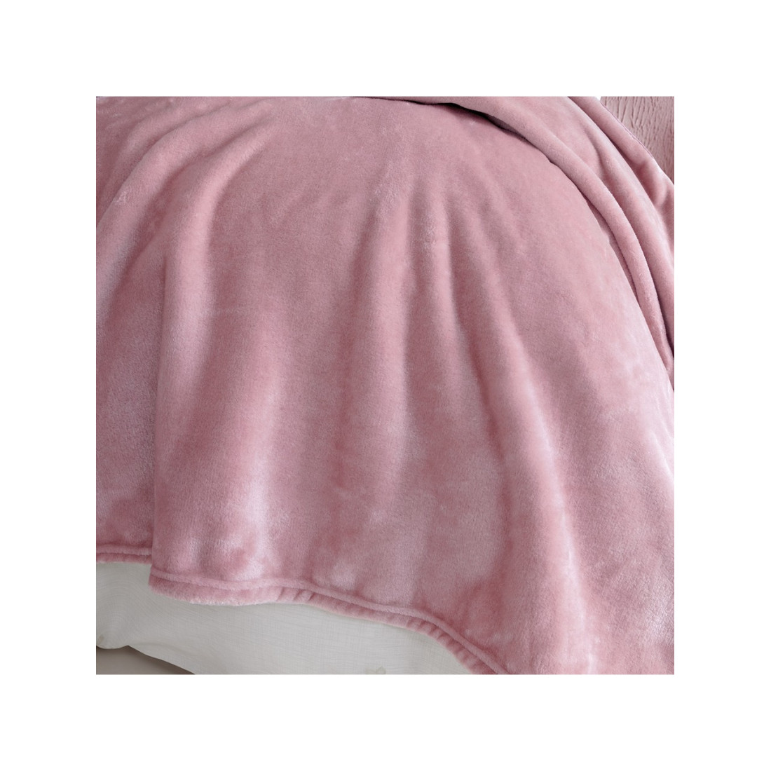 Yataş Bedding Olenna Çift Kişilik Wellsoft Battaniye - Pudra