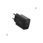 Spigen 20W USB-C Mini Hızlı Şarj Aleti / Şarj Isısını Düşürür GaN Pro Akım Korumalı Güç Adaptörü iPhone & Android & iPad Type-C EE201 Siyah - ACH09217 (Spigen TR Garantili)