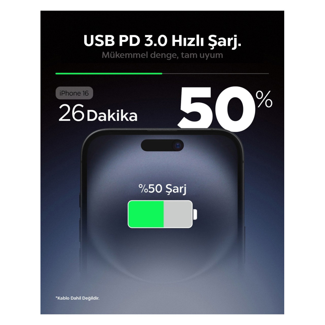 Spigen 20W USB-C Mini Hızlı Şarj Aleti / Şarj Isısını Düşürür GaN Pro Akım Korumalı Güç Adaptörü iPhone & Android & iPad Type-C EE201 Siyah - ACH09217 (Spigen TR Garantili)