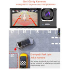 Teknoloji Gelsin 1080P Dash Cam Full Hd Araç içi Kamera Ön Arka ve İç Kayıt 3 Kamera Gece Görüşlü G Sensör Geniş Açı