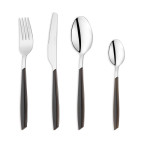 Schafer Mona 24 Parça Çatal Kaşık Bıçak Takımı-Siyah02