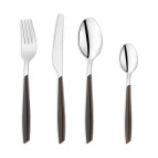 Schafer Mona 24 Parça Çatal Kaşık Bıçak Takımı-Siyah02