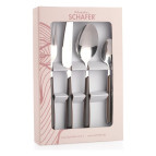 Schafer Mona 24 Parça Çatal Kaşık Bıçak Takımı-Siyah02