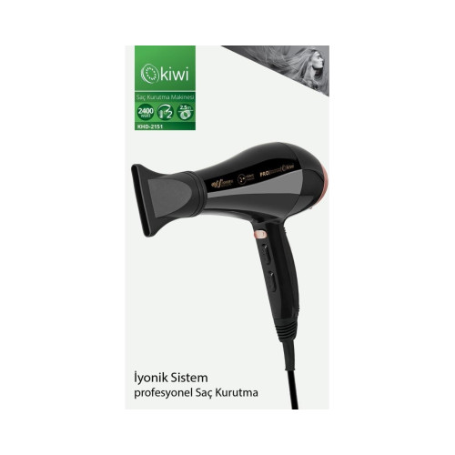 Kiwi Khd-2151 Profesyonel Iyonik Saç Kurutma Makinesi