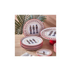 Fecra Kurşun Asker 19 Parça Sunum ve Servis Seti