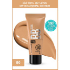 Maybelline New York Fit Me Nude Cilt Bakımı Etkili Nemlendirici SPF50 BB Krem - Nötr Orta Ton