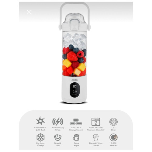 Sinbo SHB-7504 Portatif Taşınabilir Blender