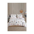 Conzaliza Lastikli Çarşaflı Nevresim Takımı | Kumsal - Tek Kişilik Lastikli