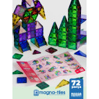 Go Toys Go Magnetic Series 72 Parça Manyetik Yapı Blokları Original - Mıknatıslı Manyetik Bloklar