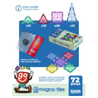 Go Toys Go Magnetic Series 72 Parça Manyetik Yapı Blokları Original - Mıknatıslı Manyetik Bloklar