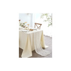 Kitchen Vogue Bohem Dekoratif Runner Masa Örtüsü (90x180) - Beyaz