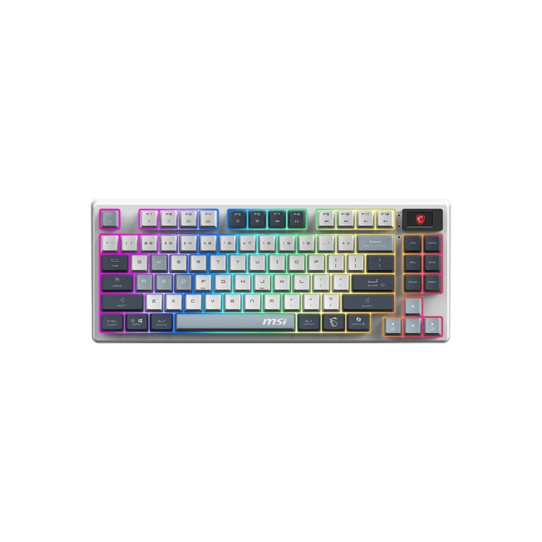 MSI Msı Forge GK600 Tkl Wıreless Sky Rgb Mekanik Linear Kablosuz Türkçe Gaming Klavye