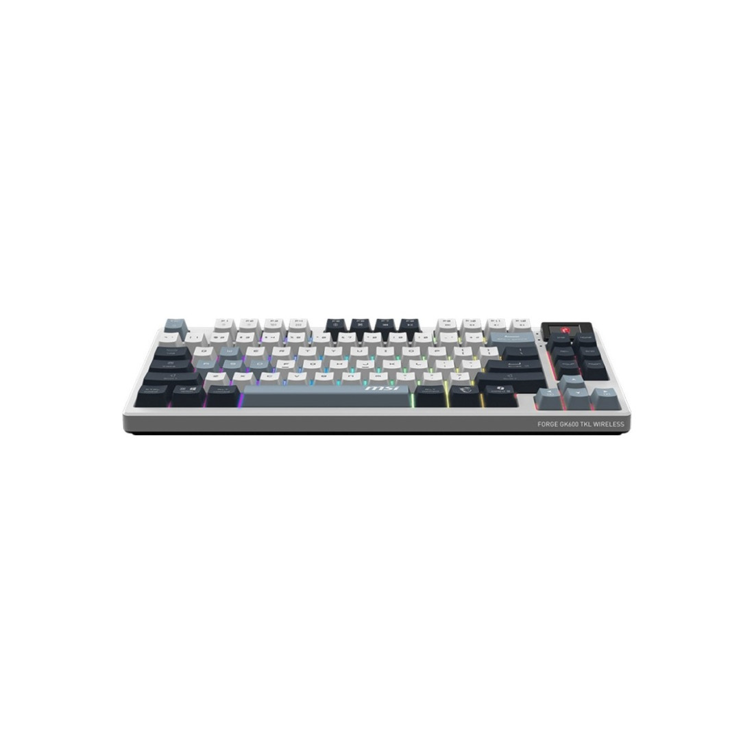 MSI Msı Forge GK600 Tkl Wıreless Sky Rgb Mekanik Linear Kablosuz Türkçe Gaming Klavye