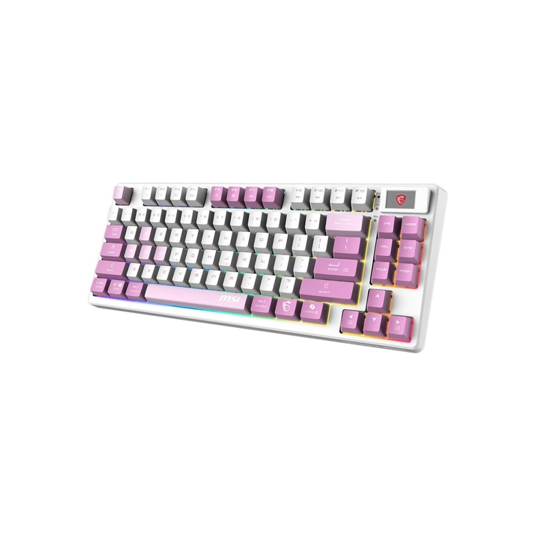 MSI Msı Forge GK600 Tkl Wıreless Vıolet Rgb Mekanik Linear Kablosuz Türkçe Gaming Klavye