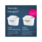 BRITA MAXTRA PRO Pure Performance Yedek Su Arıtma Filtresi, 6’lı